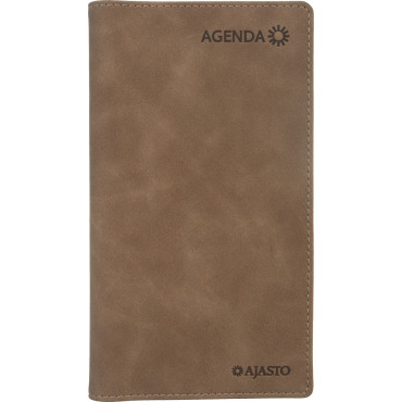 Agenda horizontal, ruskea | Porin Konttorikone Oy