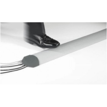 Lattialista kuminen vaaleanharmaa 15 cm / 3 metriä | Porin Konttorikone Oy