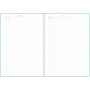Planner-muistikirja, aqua | Porin Konttorikone Oy