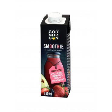 God Morgon Berry Blend Smoothie 250 ml | Porin Konttorikone Oy