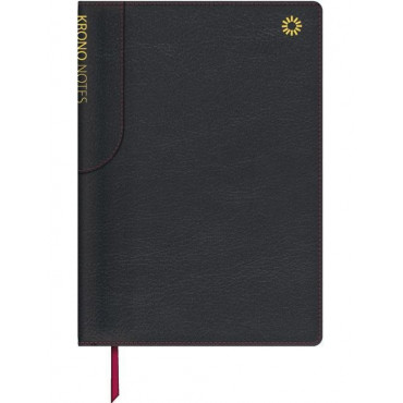 Krono-muistikirja, musta | Porin Konttorikone Oy