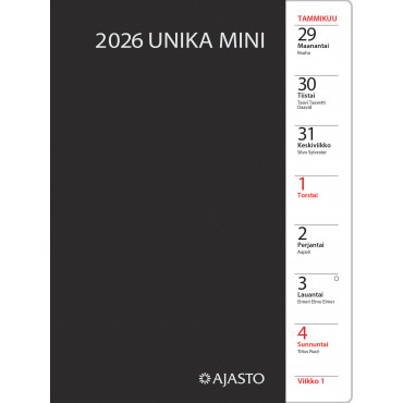 Unika mini, musta | Porin Konttorikone Oy