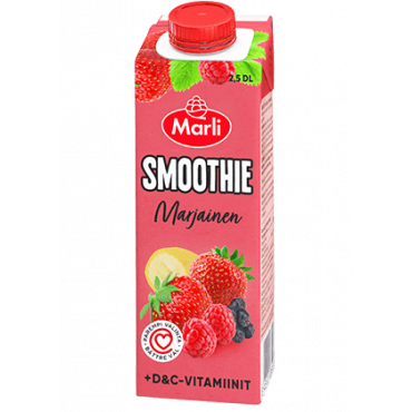 Marli Marjainen Smoothie + D&C-vitaaminit 2,5 dl | Porin Konttorikone Oy