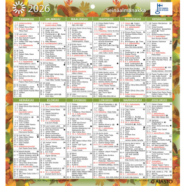 Seinäalmanakka/Väggalmanackan | Porin Konttorikone Oy