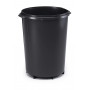 Durabin jätesäiliö 40 L pyöreä musta | Porin Konttorikone Oy