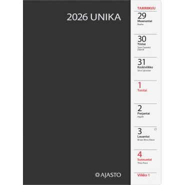 Unika, musta | Porin Konttorikone Oy