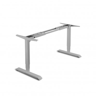 TC RS3 2-jalkainen sähköpöydänrunko - harmaa | Porin Konttorikone Oy
