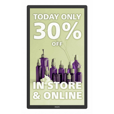 Philips 25BDL4150I E-paper Signage näyttö | Porin Konttorikone Oy