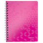 Leitz WOW PP A5 viivat muistikirja pinkki | Porin Konttorikone Oy