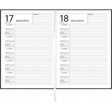 5 vuoden kalenteri, päiväämätön, harmaa | Porin Konttorikone Oy