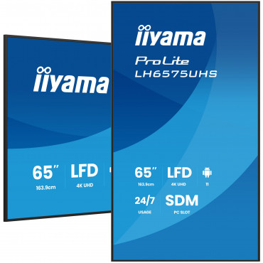 iiyama Prolite LH6575UHS 65″ 24/7 näyttö | Porin Konttorikone Oy