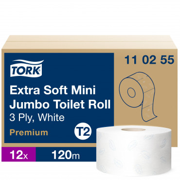 Tork Extra Soft Mini Jumbo WC-paperi T2 (12) | Porin Konttorikone Oy