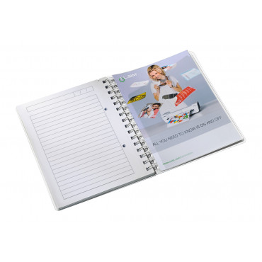 Leitz WOW PP A5 viivat muistikirja pinkki | Porin Konttorikone Oy