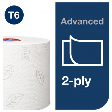 Tork Mid-Size WC-paperi Advanced T6 valkoinen (27) | Porin Konttorikone Oy
