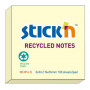 Stick′n viestilappu EKO 76 x 76 mm keltainen | Porin Konttorikone Oy