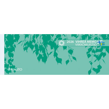 Vihreä Memo-viikkomuistio | Porin Konttorikone Oy