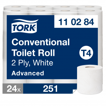 Tork WC-paperi Advanced T4 valkoinen (24) | Porin Konttorikone Oy