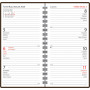 Agenda horizontal, ruskea | Porin Konttorikone Oy