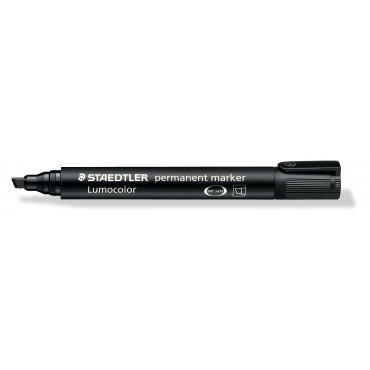 Staedtler Lumocolor 350 huopakynä musta 2-5 mm viisto | Porin Konttorikone Oy