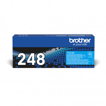 Brother TN248C Cyan värikasetti | Porin Konttorikone Oy