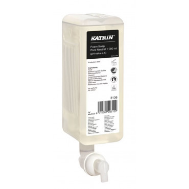 Katrin Vaahtosaippua Neutral 1000 ml 3136 (6) | Porin Konttorikone Oy