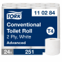 Tork WC-paperi Advanced T4 valkoinen (24) | Porin Konttorikone Oy