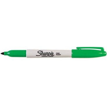 Sharpie huopakynä Fine vihreä | Porin Konttorikone Oy