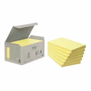 Post-it 655 ekologinen viestilappu keltainen 127 x 76 mm (6) | Porin Konttorikone Oy