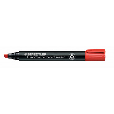 Staedtler Lumocolor 350 huopakynä punainen 2-5 mm viisto | Porin Konttorikone Oy