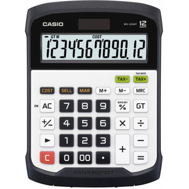 Casio WD-320MT vesi- ja pölysuojattu pöytälaskin | Porin Konttorikone Oy