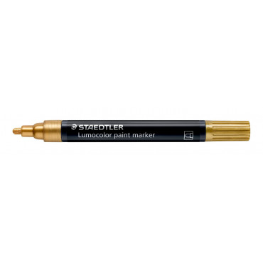 Staedtler Lumocolor 349 maalikynä 2,4 mm kulta | Porin Konttorikone Oy