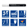 Staedtler Lumocolor 349 maalikynä 2,4 mm hopea | Porin Konttorikone Oy
