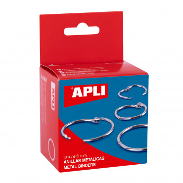 Apli sidontarengas metallia 51 mm (10) | Porin Konttorikone Oy