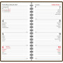 Agenda horizontal, ruskea | Porin Konttorikone Oy