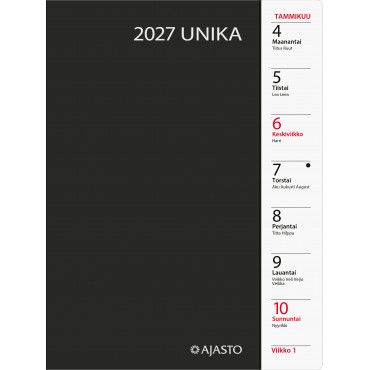 Unika, musta | Porin Konttorikone Oy