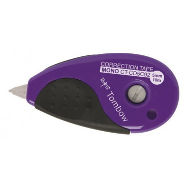 Tombow korjaushiiri 5mm x 10m violetti | Porin Konttorikone Oy