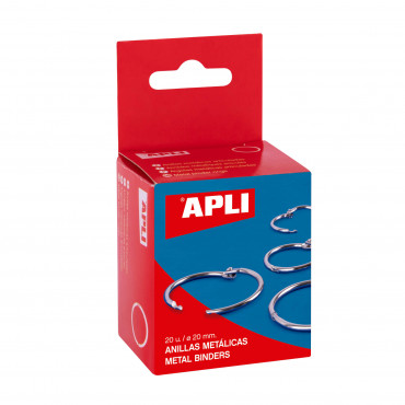 Apli sidontarengas metallia 20 mm (20) | Porin Konttorikone Oy