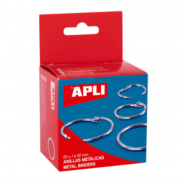 Apli sidontarengas metallia 32 mm (20) | Porin Konttorikone Oy