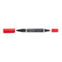 Staedtler Lumocolor 348 DUO huopakynä punainen 0,6 mm/1,5 mm | Porin Konttorikone Oy