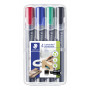 Staedtler Lumocolor 350 huopakynä 4-v sarja 2-5 mm viisto | Porin Konttorikone Oy