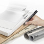 Staedtler Lumocolor 350 huopakynä musta 2-5 mm viisto | Porin Konttorikone Oy