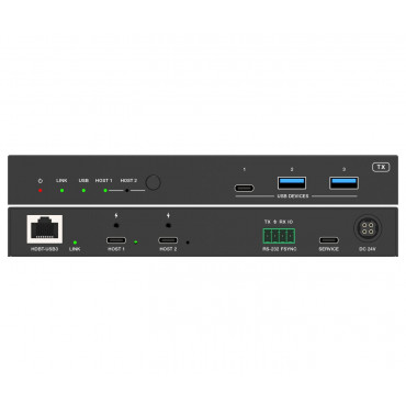 Vivolink USB3.2 Gen 1 - Laajennin (100m) kaksois-USB-C sisään & video ulos | Porin Konttorikone Oy