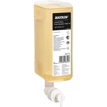 Katrin nestesaippua Neutral 1000 ml hajusteeton 88110 (6) | Porin Konttorikone Oy