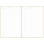Planner-muistikirja, sammal | Porin Konttorikone Oy