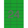 Apli tulostusetiketti 70 x 37 mm vihreä | Porin Konttorikone Oy
