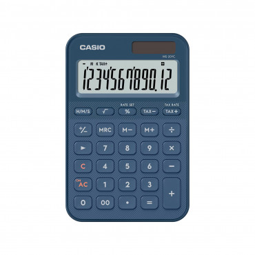 Casio MS-20YC pöytälaskin tummansininen | Porin Konttorikone Oy
