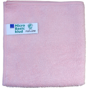 Abena PURI-LINE  Basic mikrokuituliina 32 x 32 cm punainen (10) | Porin Konttorikone Oy