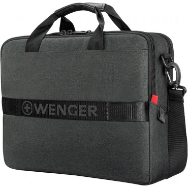Wenger MX ECO Brief 16″ laukku t.harmaa | Porin Konttorikone Oy