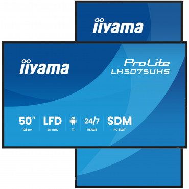 iiyama Prolite LH5075UHS 50″ 24/7 näyttö | Porin Konttorikone Oy
