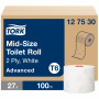 Tork Mid-Size WC-paperi Advanced T6 valkoinen (27) | Porin Konttorikone Oy